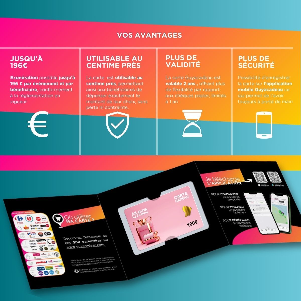 GUYA Cartes Cadeau